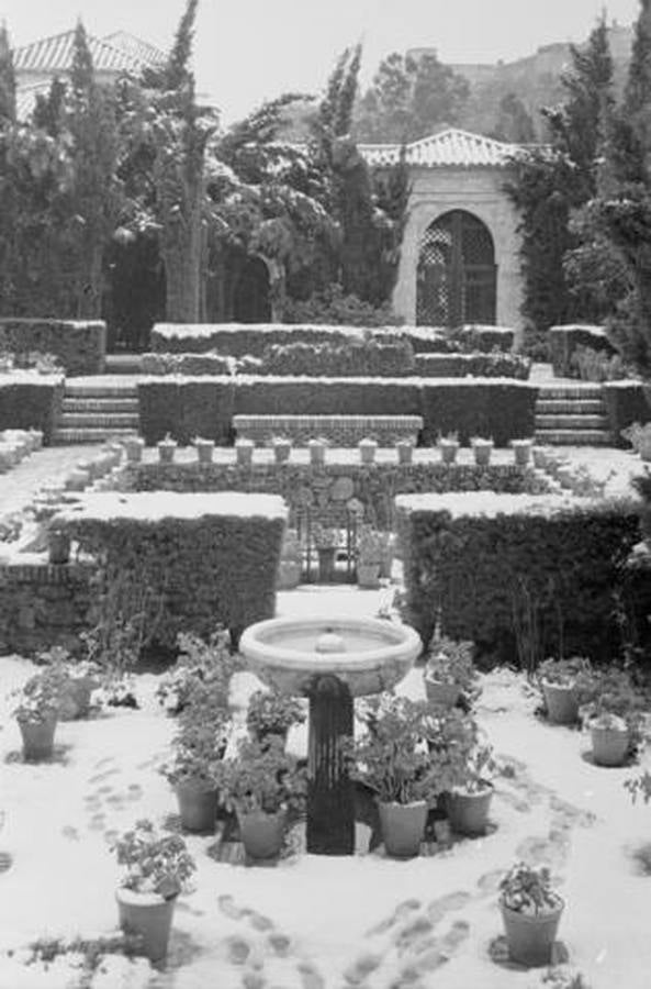 En imágenes, la insólita nevada que cayó sobre Málaga en 1954
