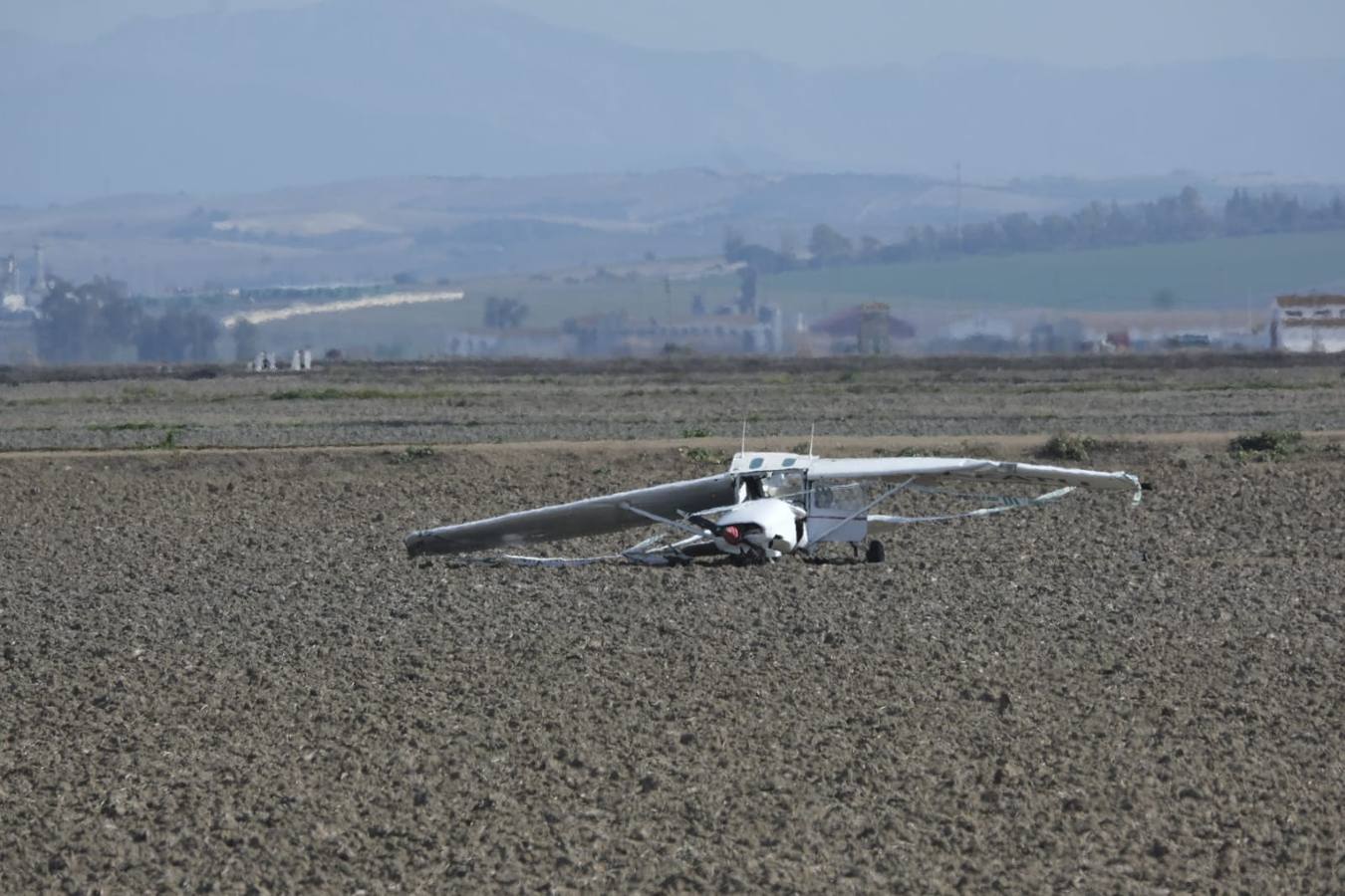 Accidente mortal de una avioneta en Utrera