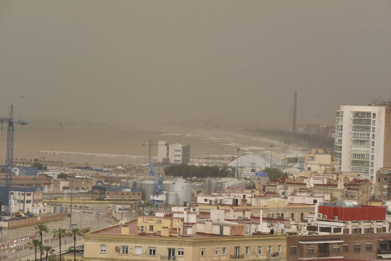 En imágenes, así ha quedado Málaga tras horas de lluvia de barro por la calima
