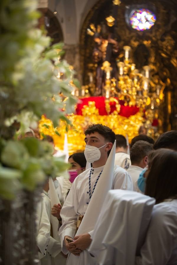 La hermandad de la Candelaria suspende su estación de penitencia en este Martes Santo de 2022. VANESSA GÓMEZ