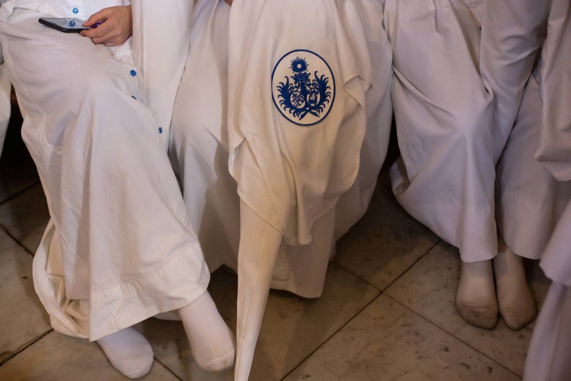 La hermandad de la Candelaria suspende su estación de penitencia en este Martes Santo de 2022. VANESSA GÓMEZ