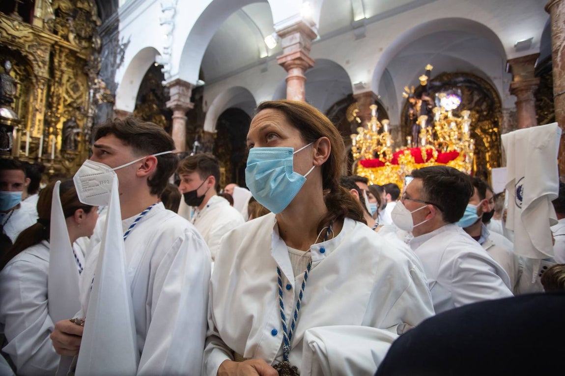 La hermandad de la Candelaria suspende su estación de penitencia en este Martes Santo de 2022. VANESSA GÓMEZ