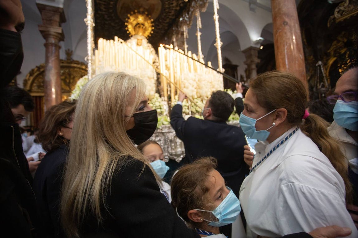 La hermandad de la Candelaria suspende su estación de penitencia en este Martes Santo de 2022. VANESSA GÓMEZ