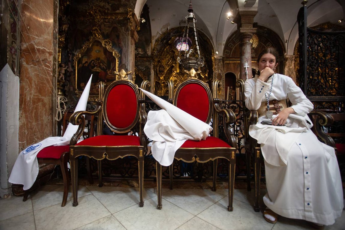 La hermandad de la Candelaria suspende su estación de penitencia en este Martes Santo de 2022. VANESSA GÓMEZ