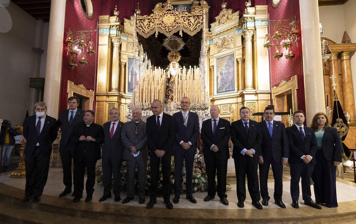 La hermandad del Cerro del Águila suspende su estación de penitencia en este Martes Santo de 2022. MANUEL GÓMEZ