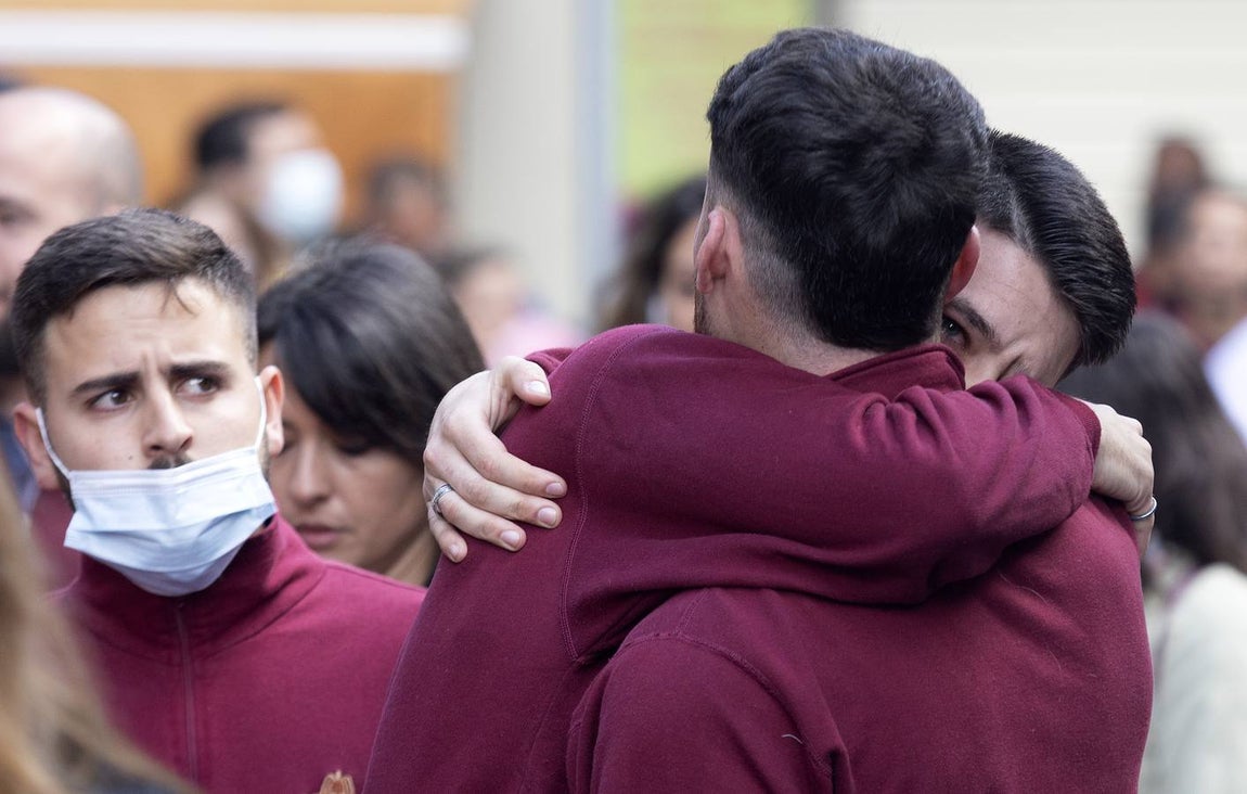 La hermandad del Cerro del Águila suspende su estación de penitencia en este Martes Santo de 2022. MANUEL GÓMEZ