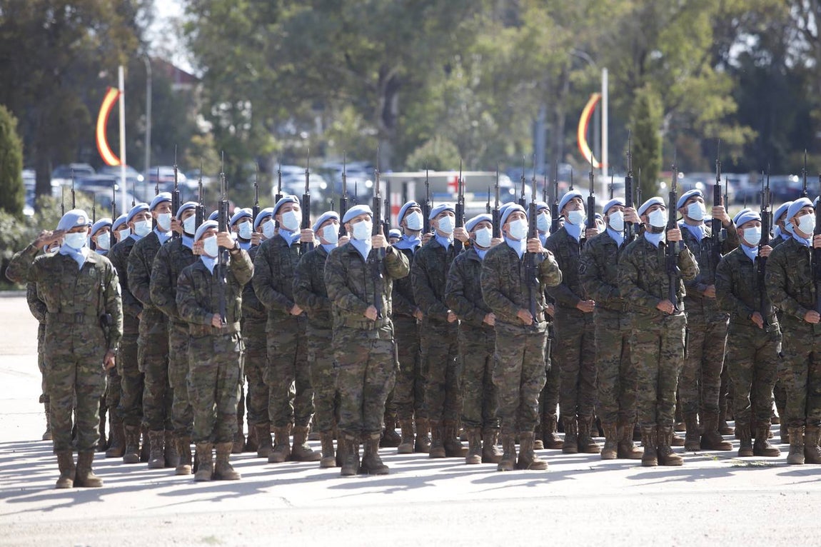 La emocionante despedida de la Bri X de Cerro Muriano en su misión a Líbano, en imágenes