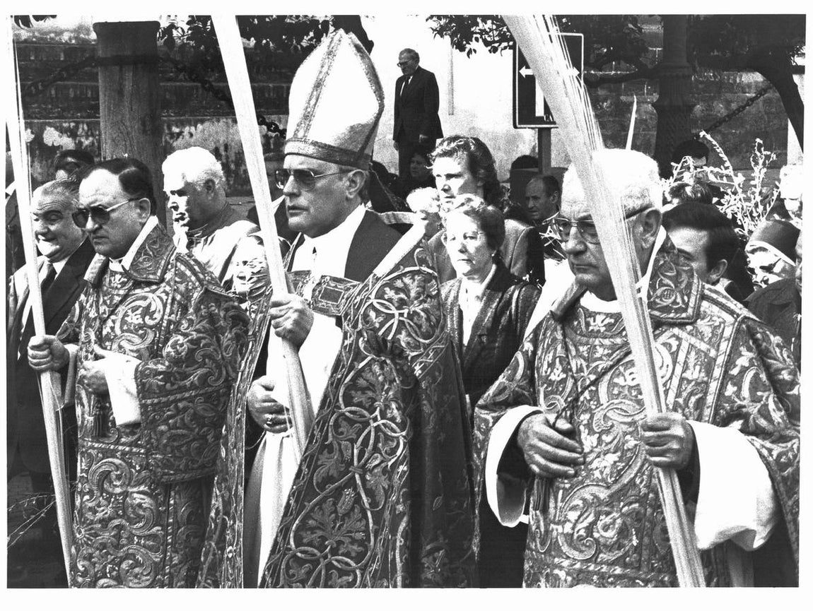 Procesión de palmas en 1991. JOSÉ RODERO