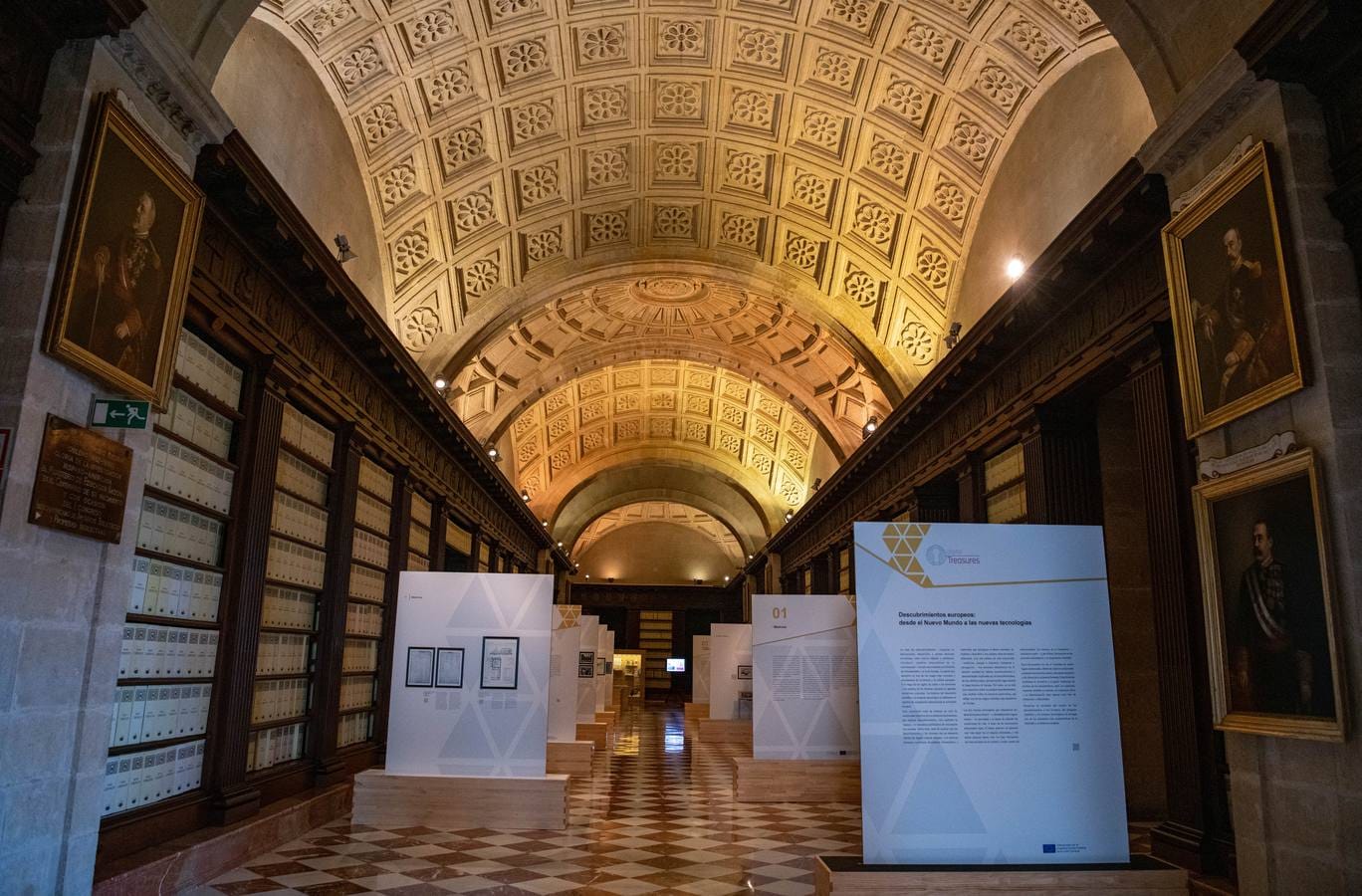 Exposición de documentos sobre grandes descubrimientos en el Archivo de Indias. CRISTINA GÓMEZ
