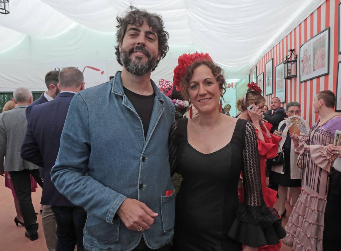 Entrega de los 'Claveles de la Prensa 2022' de la Asociación de la Prensa de Sevilla a Rocío Márquez, Alfonso Sánchez, Alberto López y la Asociación Maruja Vilches con el Polígono Sur. RAÚL DOBLADO