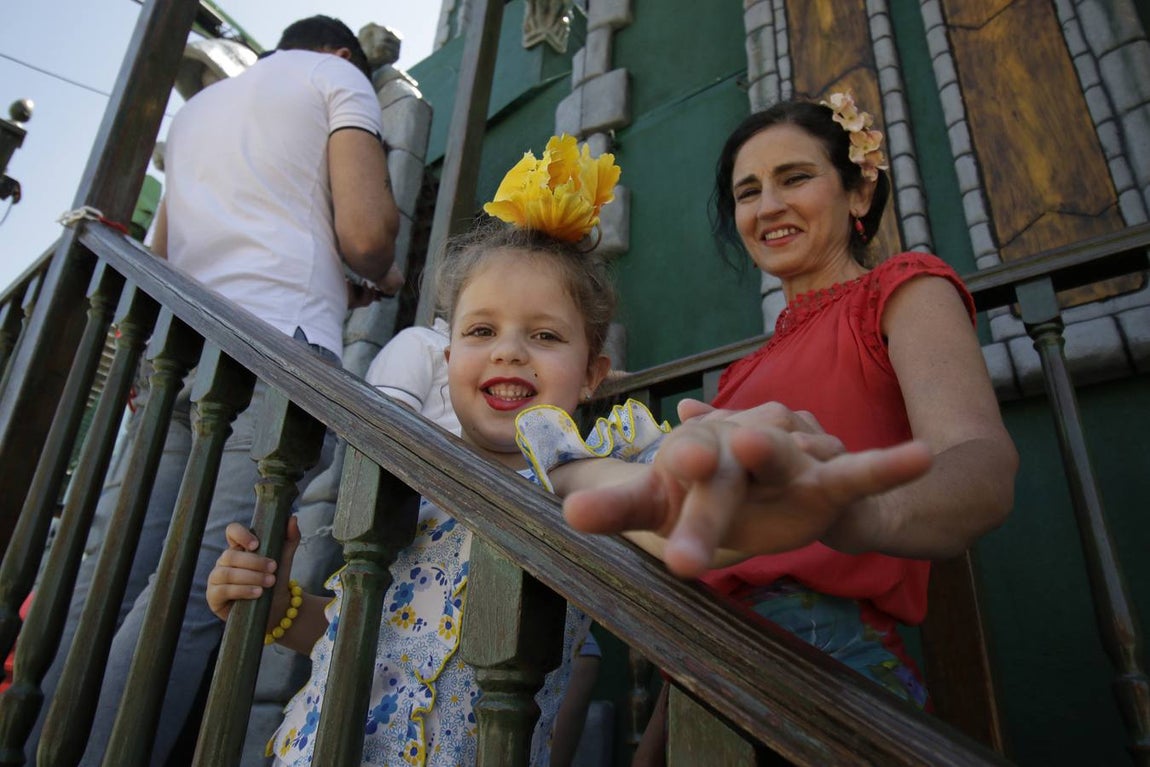Ambiente durante el jueves en la Feria de Sevilla 2022. JUAN FLORES