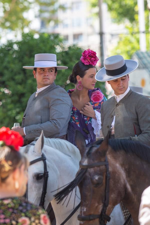 Ambiente durante el jueves en la Feria de Sevilla 2022. VANESSA GÓMEZ