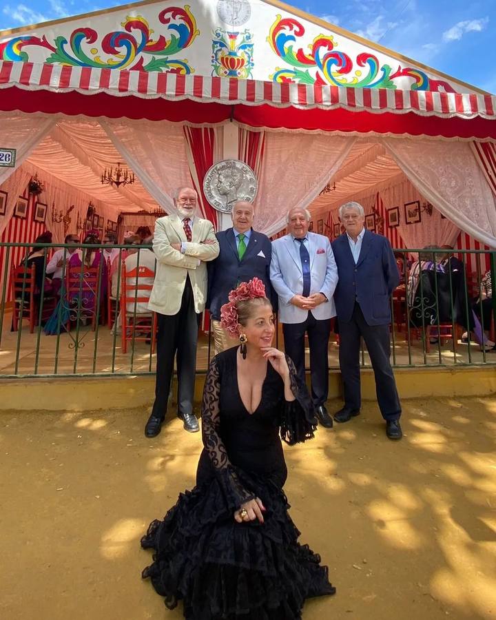 Foto de los lectores de ABC de la Feria de Sevilla 2022. ABC