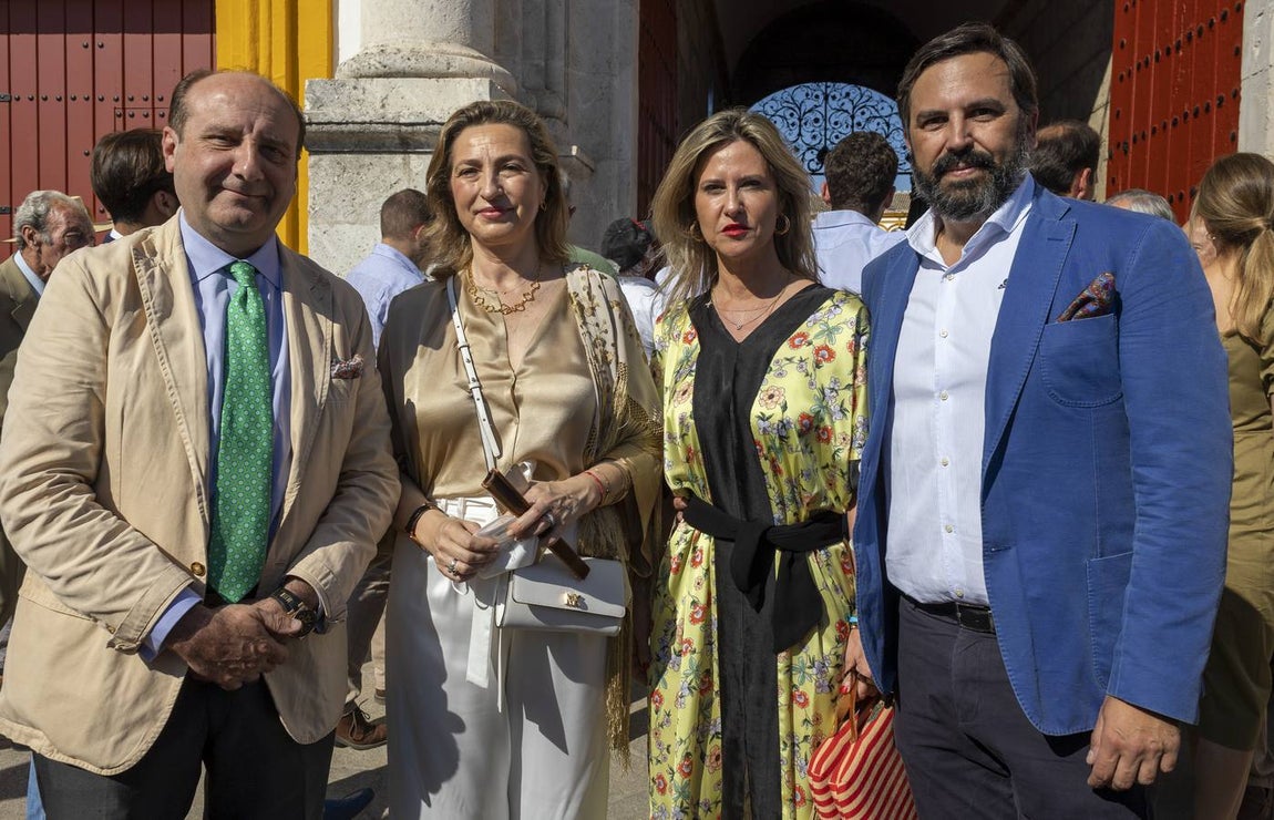 Joaquín Moeckel, Carmen Moreno, Macarena Muñoz y Alberto Garcíaperla. MANUEL GÓMEZ