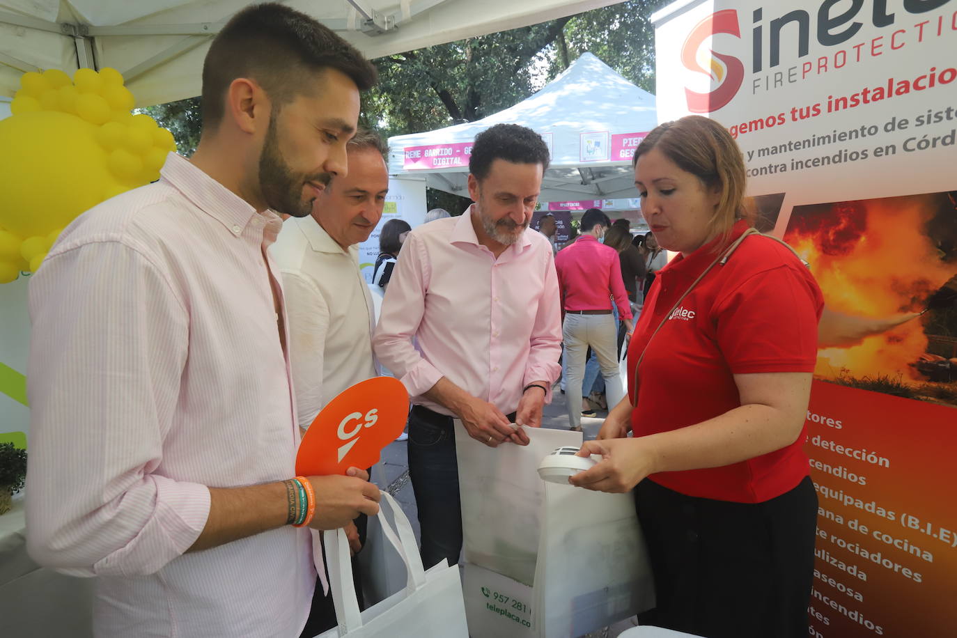 La visita de Edmundo Bal (Cs) a Córdoba en la campaña, en imágenes