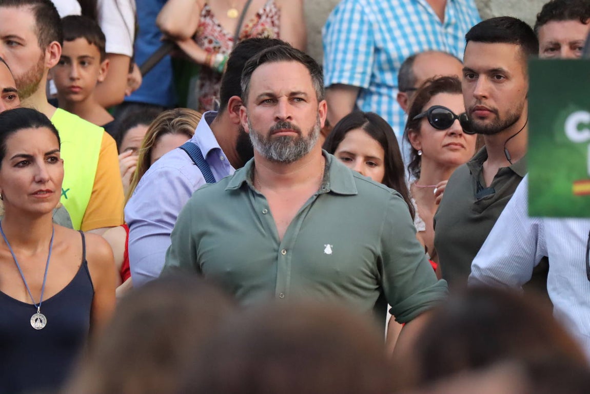 El mitin de Vox en Lucena, en imágenes