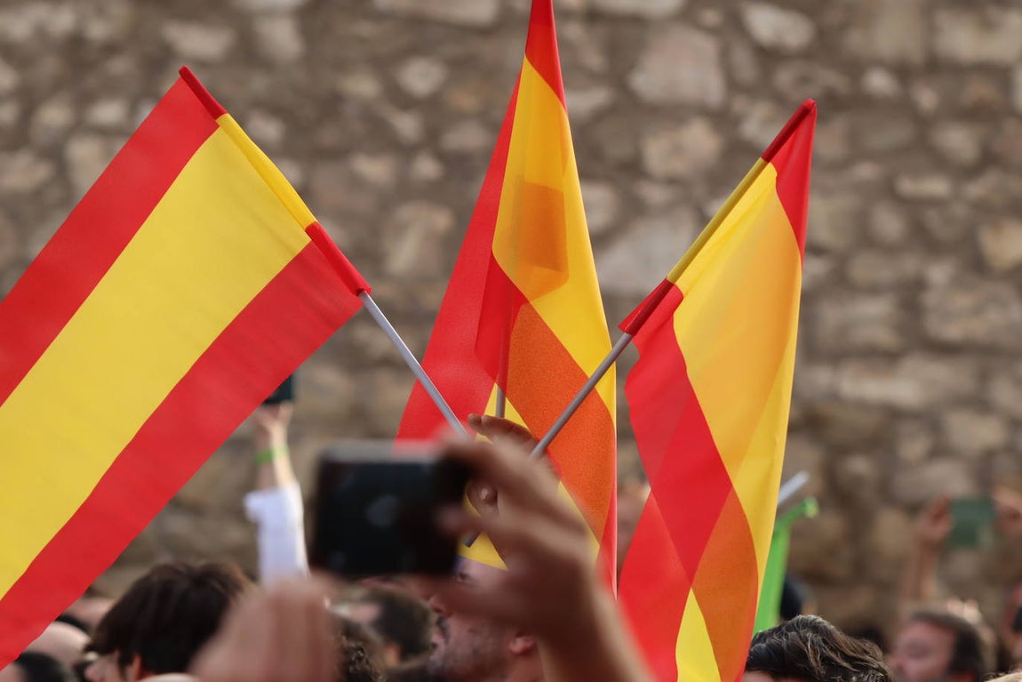 El mitin de Vox en Lucena, en imágenes