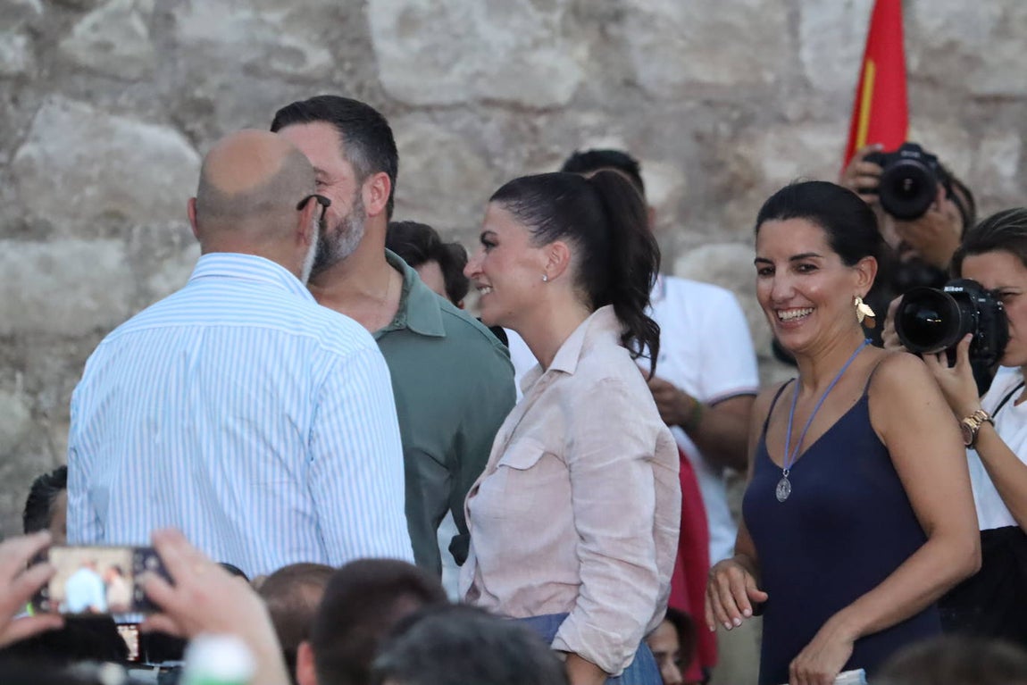 El mitin de Vox en Lucena, en imágenes