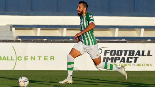 Borja Iglesias: «Los compañeros han celebrado el gol conmigo como si lo hubieran metido ellos»