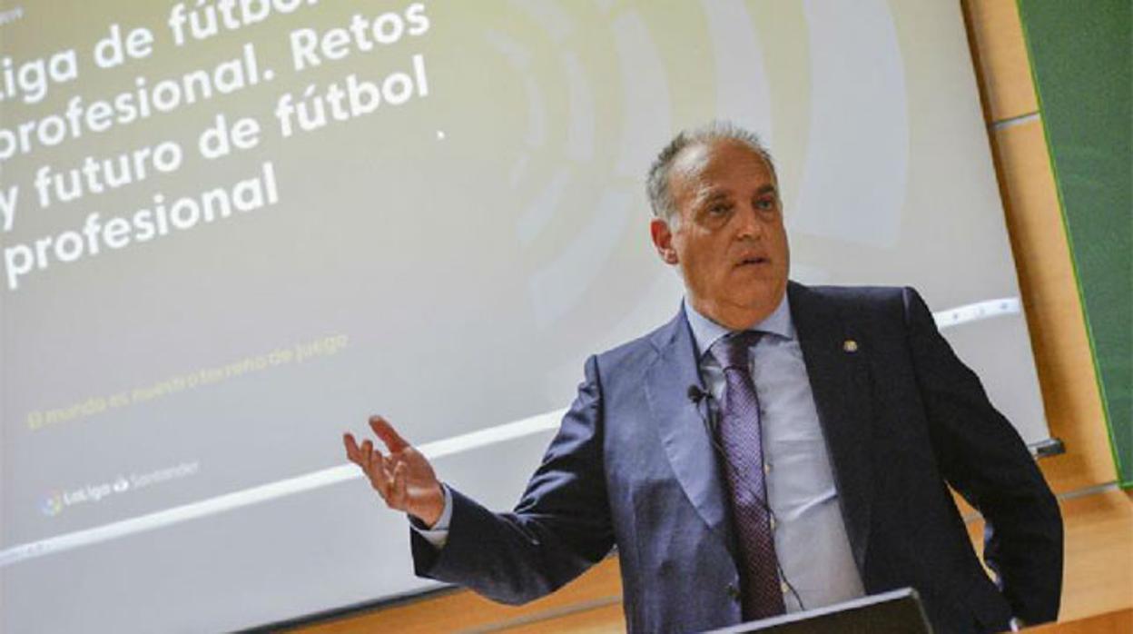Javier Tebas, presidente de LaLiga