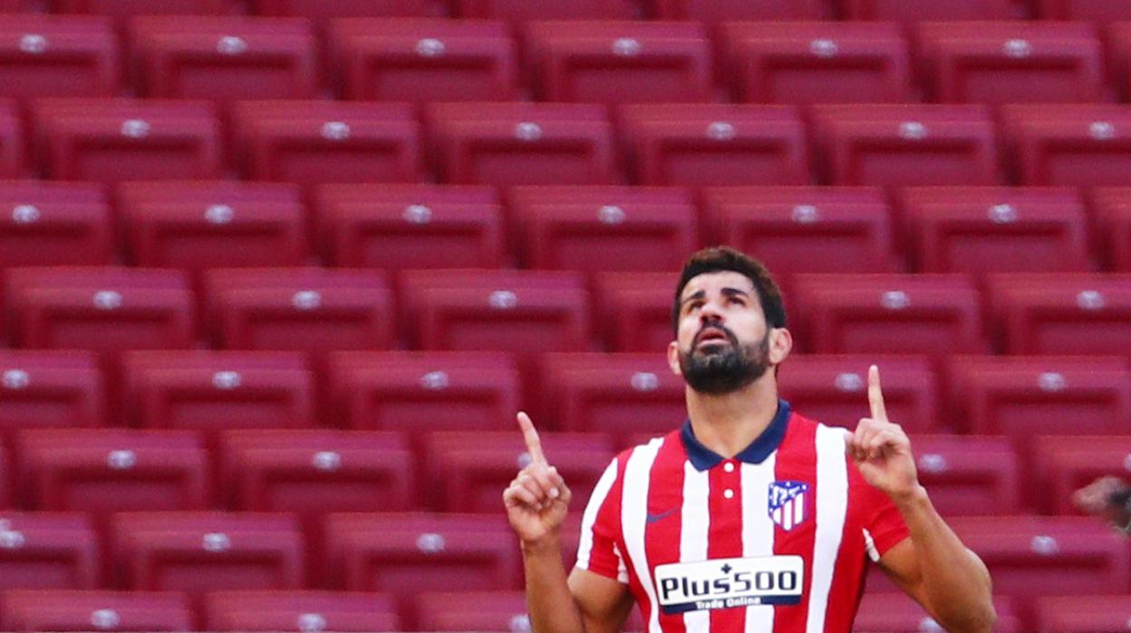 Diego Costa, baja contra el Betis