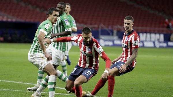 Lance del Atlético de Madrid - Real Betis