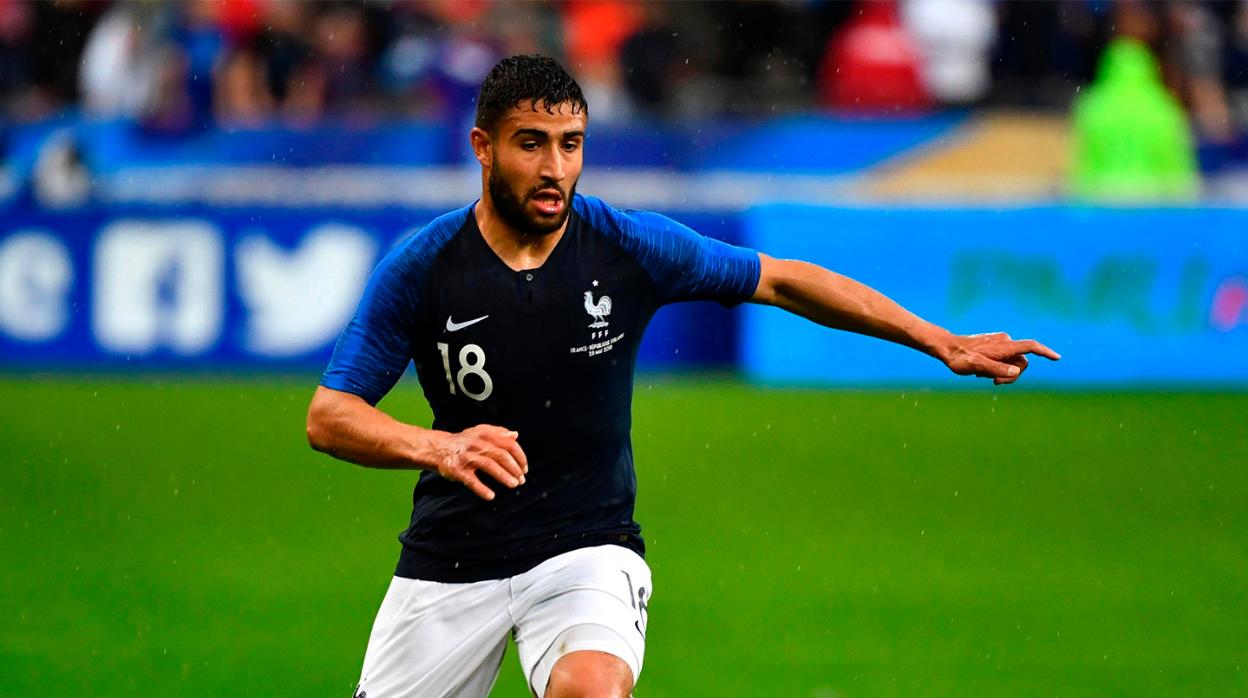 Nabil Fekir, con la selección francesa