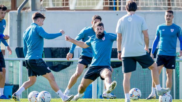 El susto de Yuri en el entrenamiento del Athletic