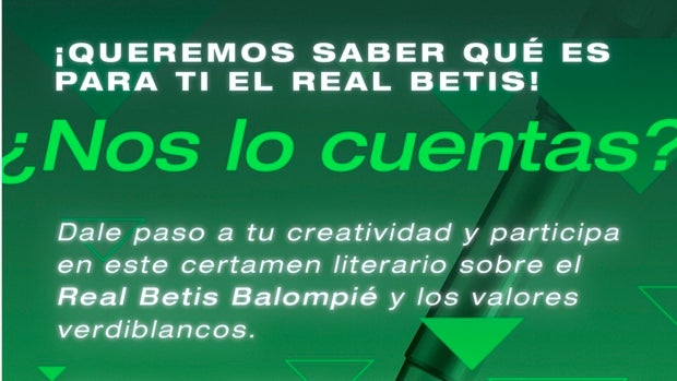 La Fundación Real Betis Balompié y la Fundación José Manuel Lara convocan el concurso 'Cuento con mi equipo'