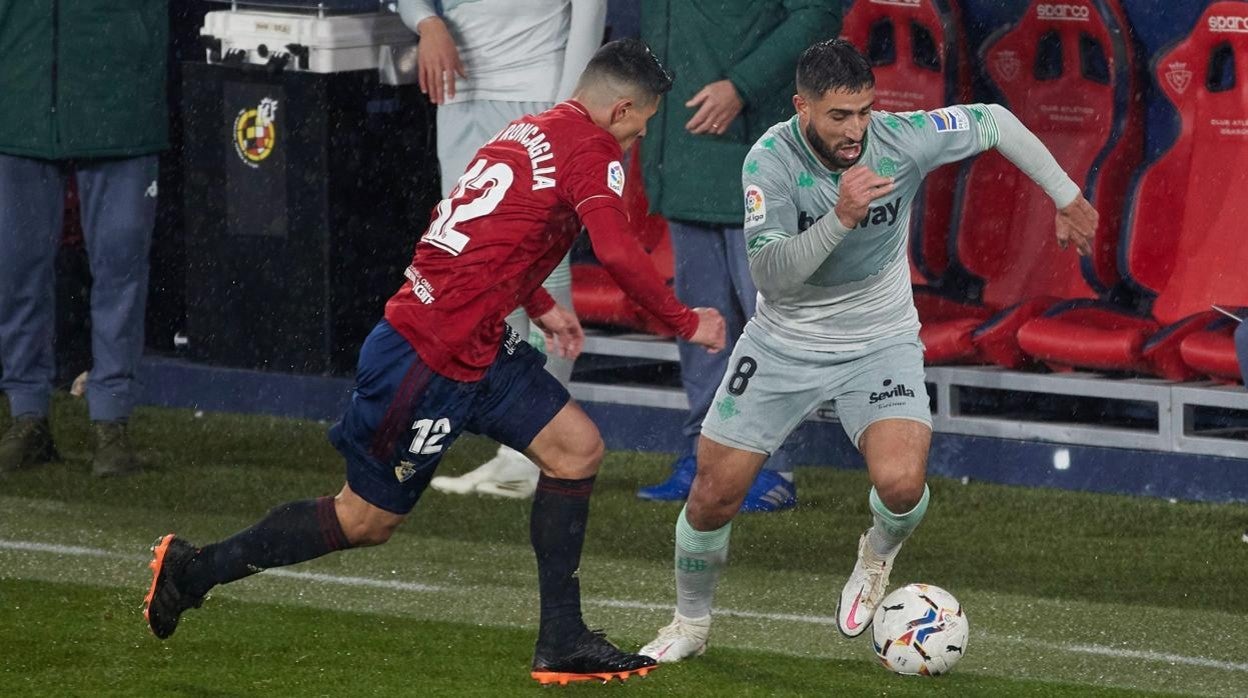 Lance del Osasuna-Betis de esta temporada