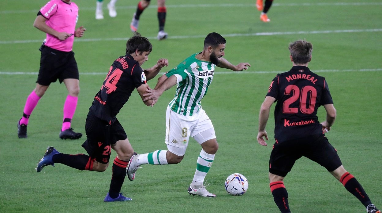 Fekir en el Betis -Real Sociedad