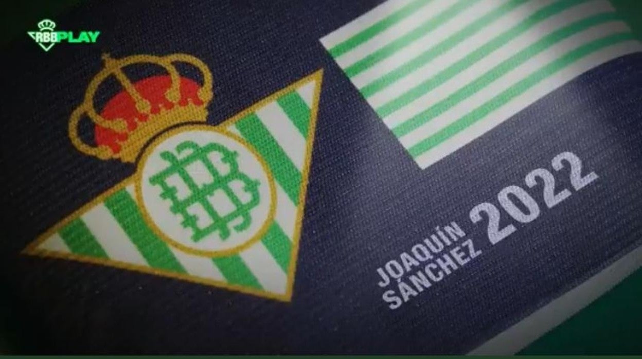 Imagen del vídeo de la renovación de Joaquín con el Betis