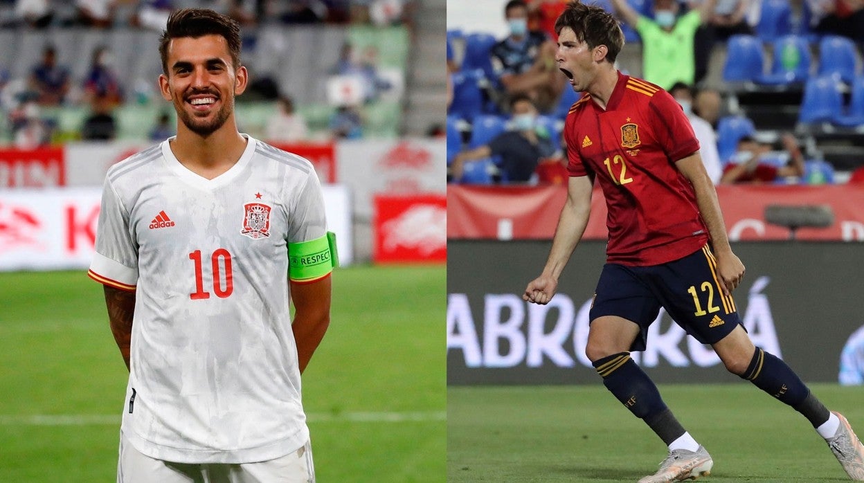 Ceballos y Miranda, en partidos con la selección española