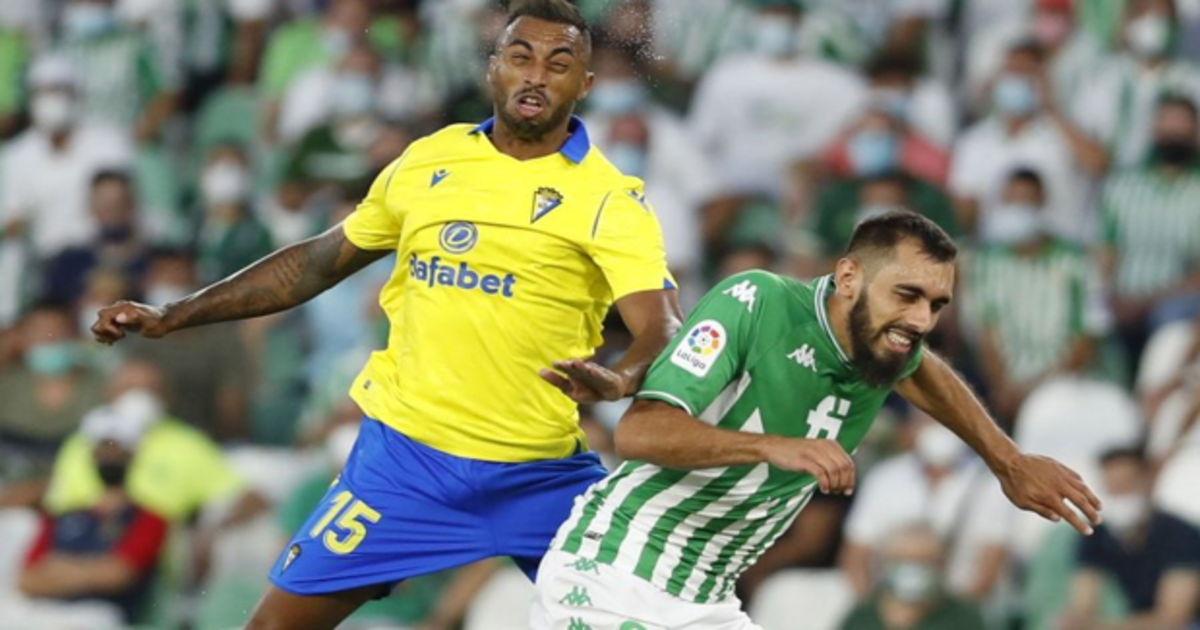 Betis - Cádiz: las estadísticas del partido