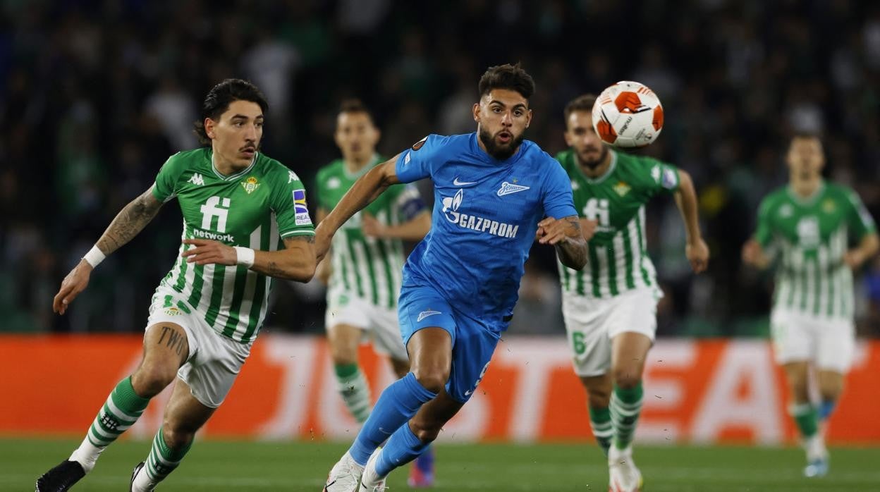 Betis - Zenit: las estadísticas del partido