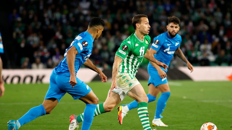 Canales cumple 150 partidos con el Betis