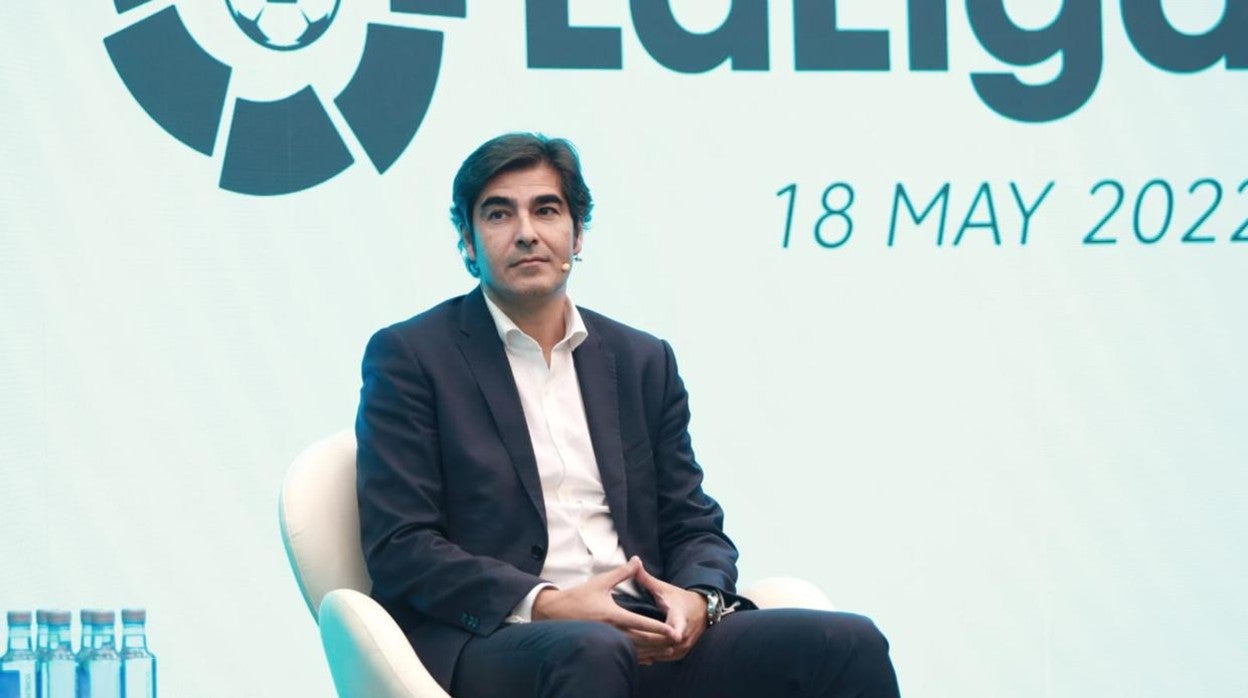 Ángel Haro, durante el acto de LaLiga Meet