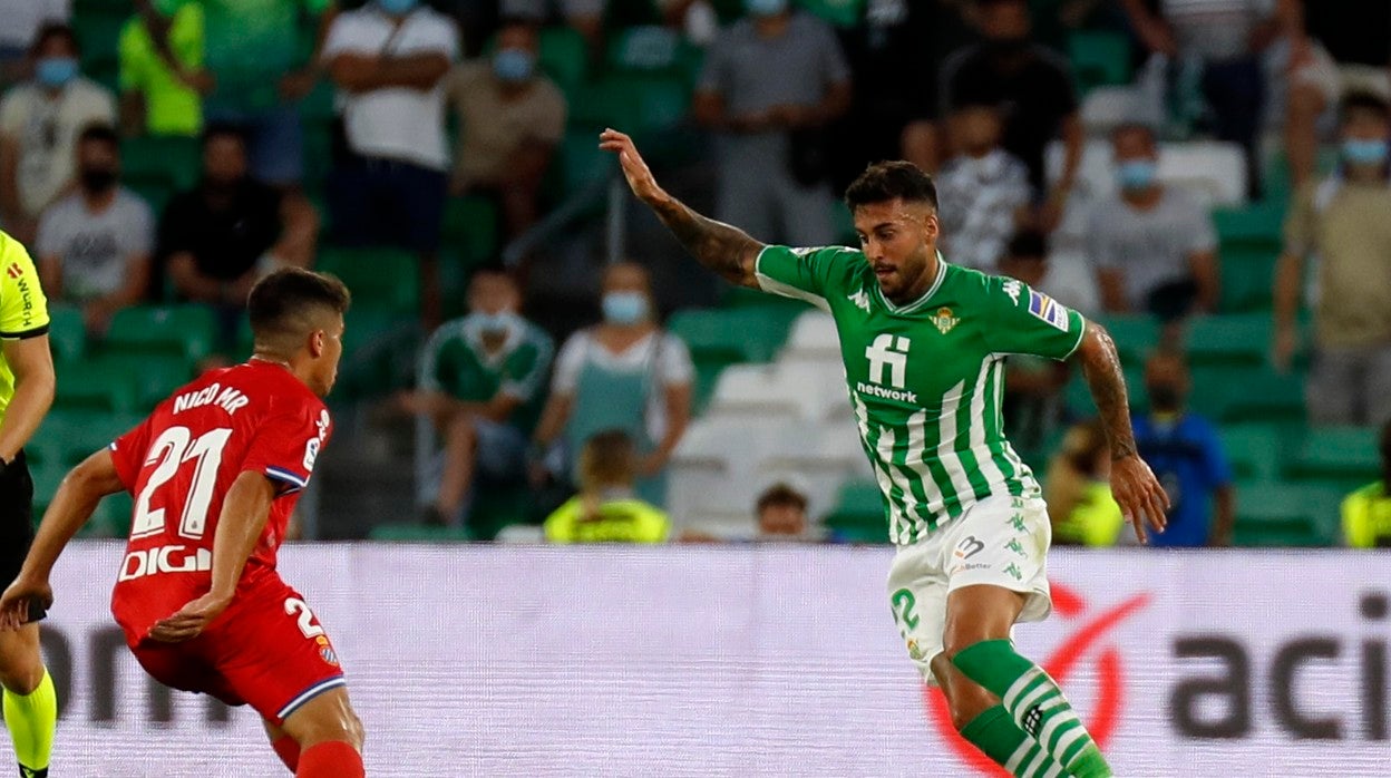 Camarasa, en un partido con el Betis
