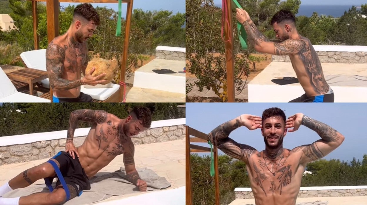 Víctor Camarasa se ejercita en Ibiza para su puesta a punto