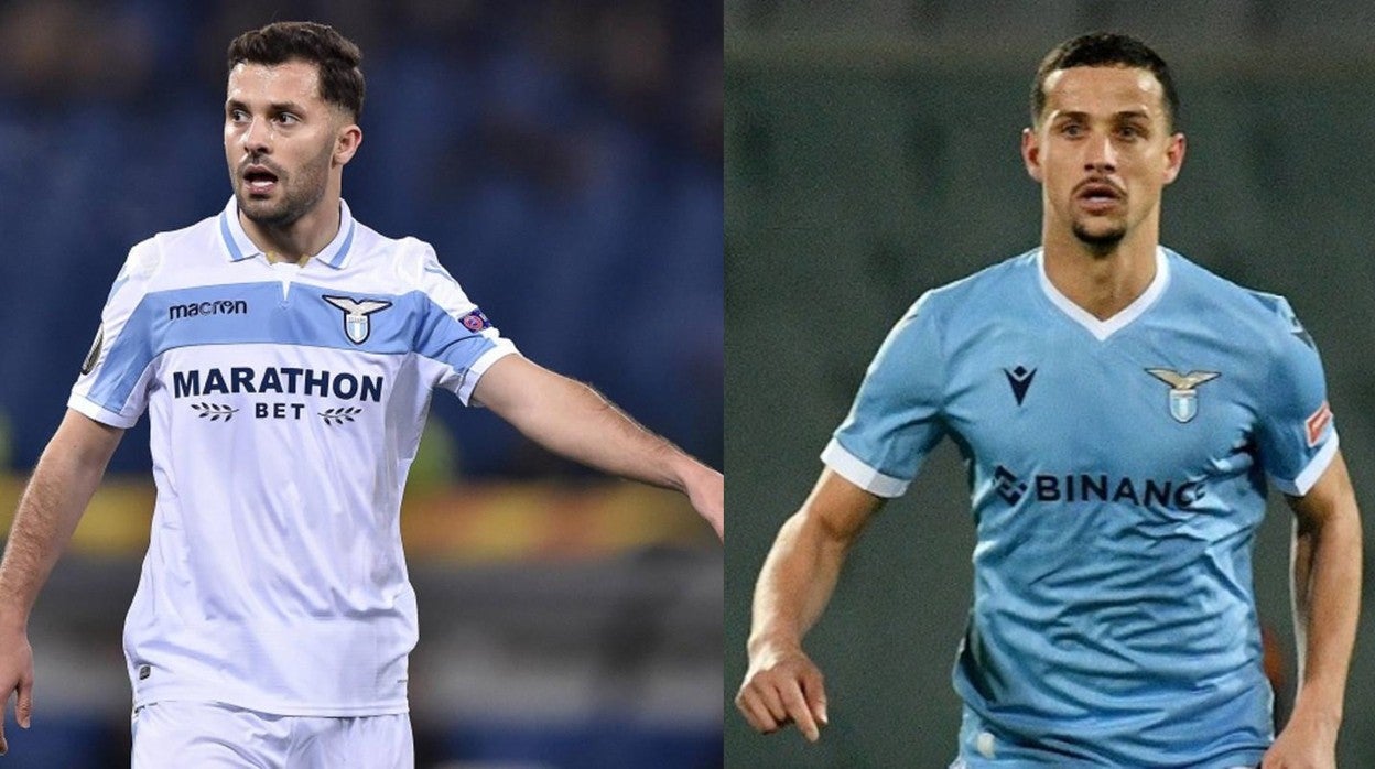 Riza Durmisi y Luiz Felipe, en partidos con la Lazio, donde han coincidido