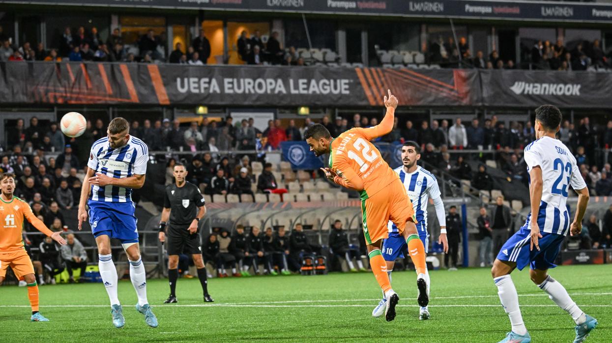 El Bolt Arena de Helsinki será el escenario del debut continental del Real Betis esta temporada