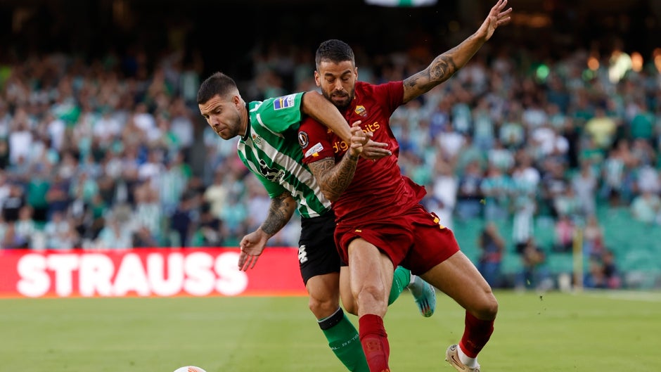 Betis - Roma, las estadísticas del partido