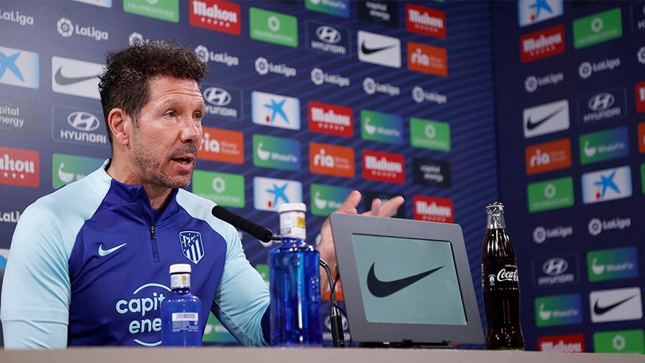 El Betis, según Simeone: «Es un equipo peligroso, dinámico, con un gran ataque»