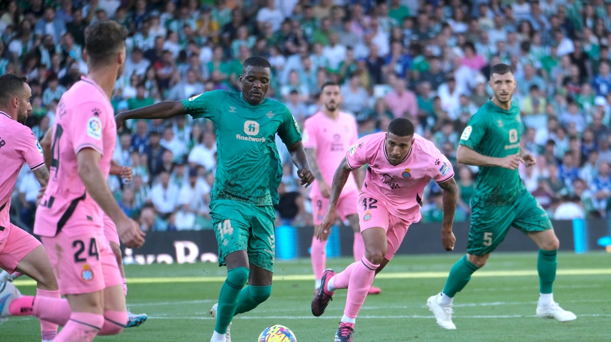 William Carvalho, en el Betis-Espanyol de LaLiga 22-23