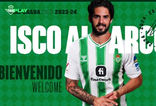 El Betis ha anunciado el fichaje de Isco