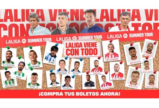 Uno delos carteles promocionales del 'Summer Tour 2023'