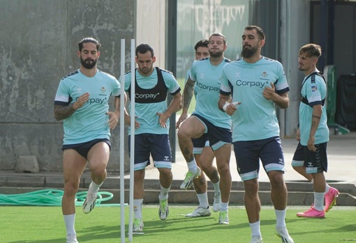 Isco, Juanmi, Borja Iglesias, Aitor y Rodri