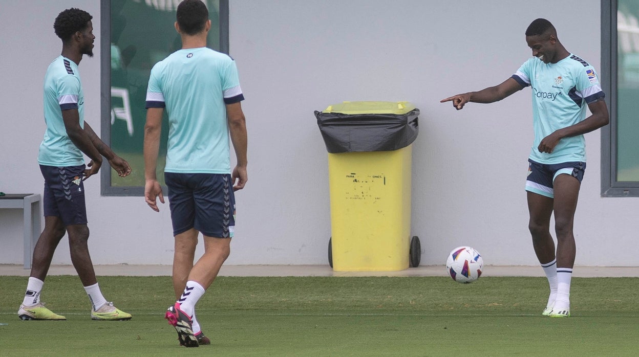 Luiz Henrique, en uno de los últimos entrenamientos en la ciudad deportiva