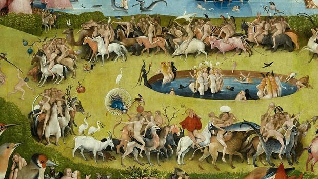 Reproducción de «El jardín de las delicias»