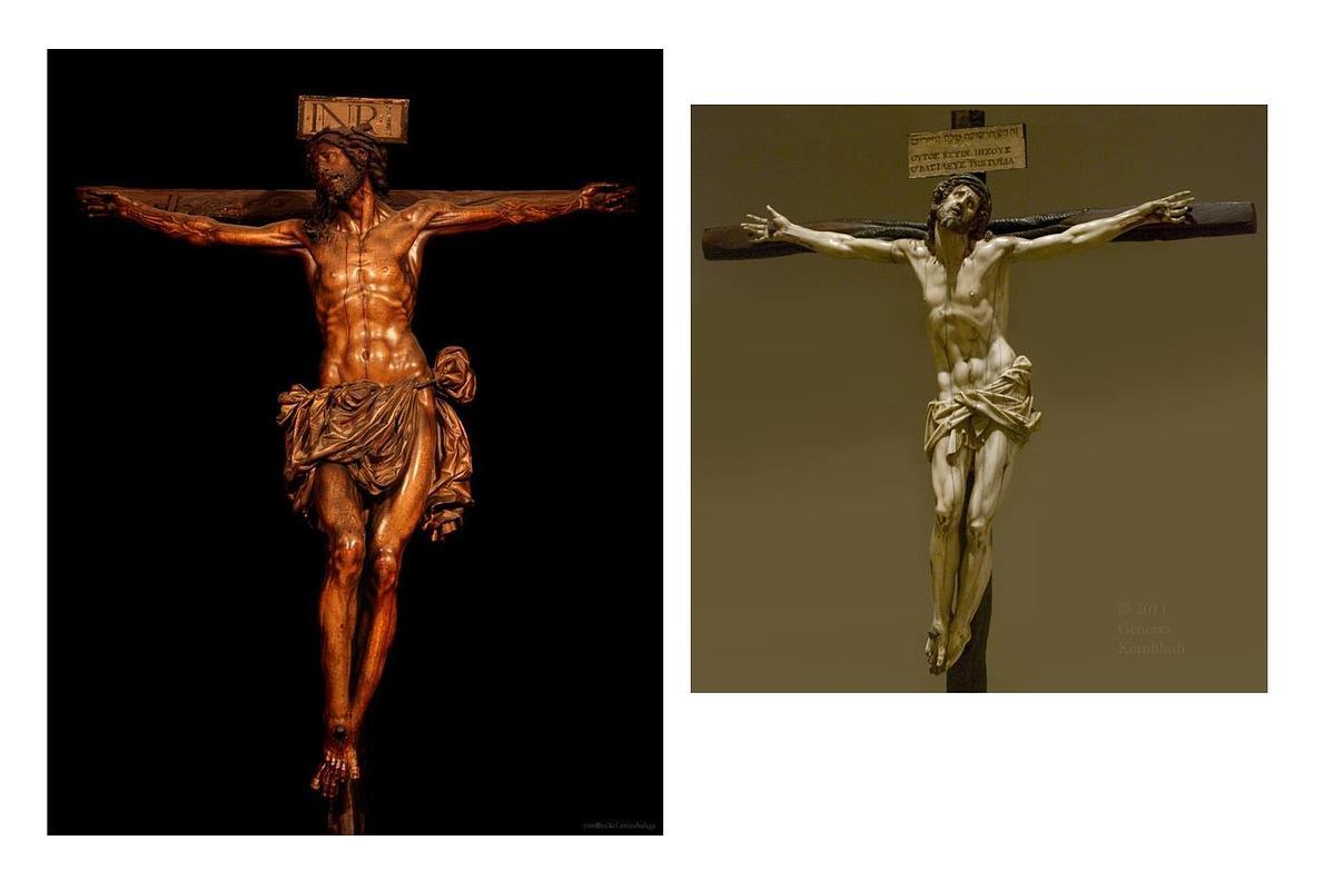 El Cristo de Vergara y el Crucifijo de marfil de Gaspar Núñez Delgado en Indianapolis